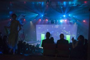 escenografia evento I.C.O.N. escenario auditorio desfiles peluqueria