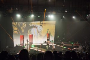 escenografia evento I.C.O.N. escenario auditorio desfiles peluqueria