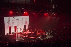 escenografia evento I.C.O.N. escenario auditorio desfiles peluqueria