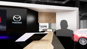 Diseno stand Mazda Salon del Automovil Barcelona SIM 2017