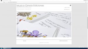 diseno pagina web musica omnia ediciones