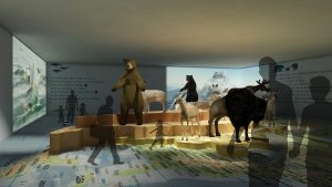 EulenArt Wildlife Museum interiorismo Sala America