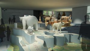 EulenArt Wildlife Museum interiorismo Sala America