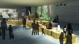 EulenArt Wildlife Museum interiorismo Sala America