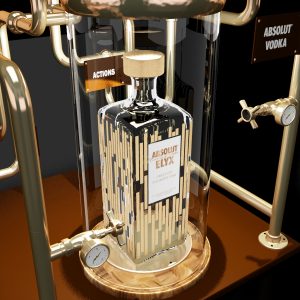 Diseno expositor premium Absolut Elyx