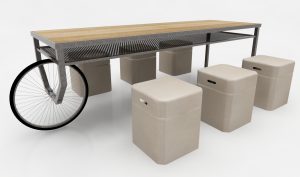 Escenografia evento Celler Can Roca BBVA escenario