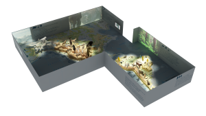 EulenArt Wildlife Museum interiorismo Sala America