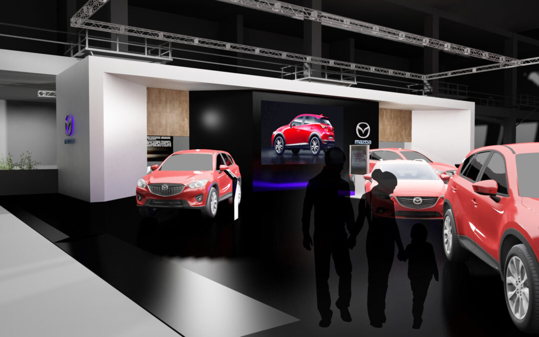 Diseno stand Mazda Salon del Automovil Barcelona SIM 2017