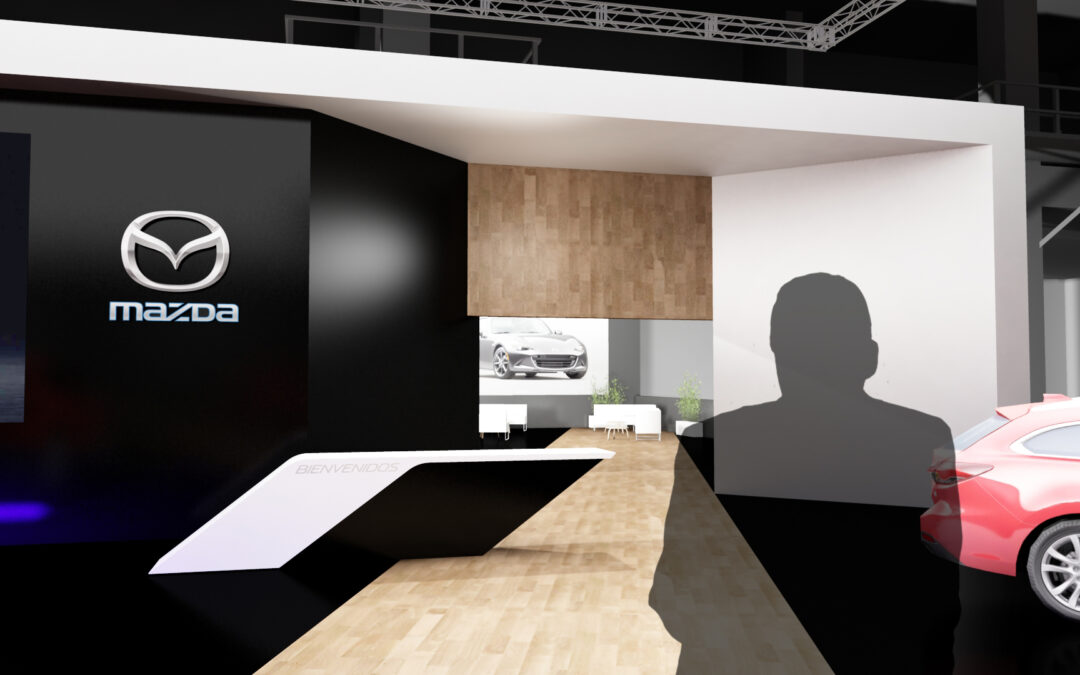 Diseno stand Mazda Salon del Automovil Barcelona SIM 2017