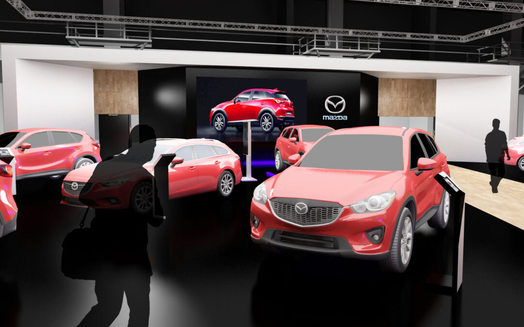 Diseno stand Mazda Salon del Automovil Barcelona SIM 2017