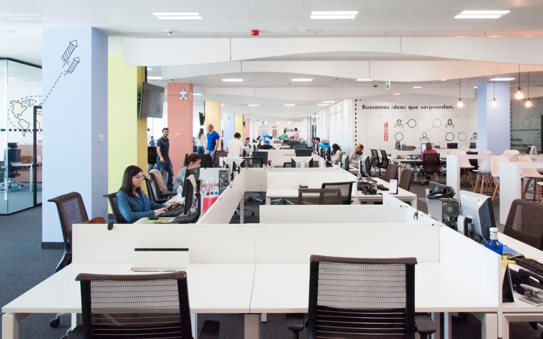 Interiorismo grafico oficinas Direct Seguros Madrid