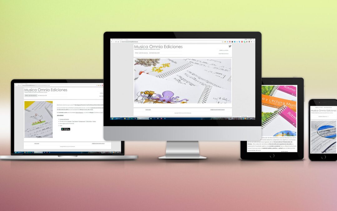 Diseno pagina web Musica Omnia Ediciones